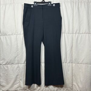 LOFT Elegant Black Boot Cut Pants